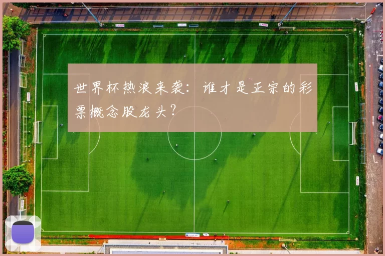 世界杯热浪来袭:谁才是正宗的彩票概念股龙头?